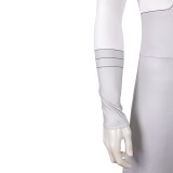 Invincible Season 4 Grand Regent White Hooded Jumpsuit Cosplay Costume Halloween Carnival Outfit