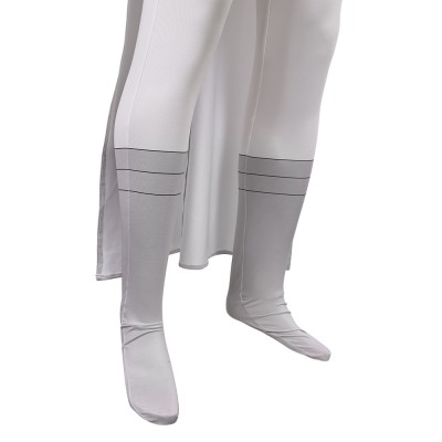 Invincible Season 4 Grand Regent White Hooded Jumpsuit Cosplay Costume Halloween Carnival Outfit
