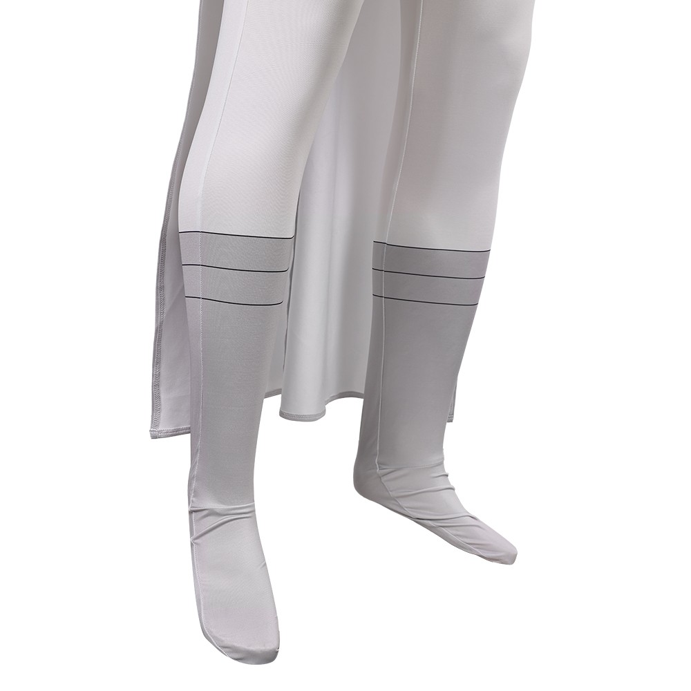Invincible Season 4 Grand Regent White Hooded Jumpsuit Cosplay Costume Halloween Carnival Outfit