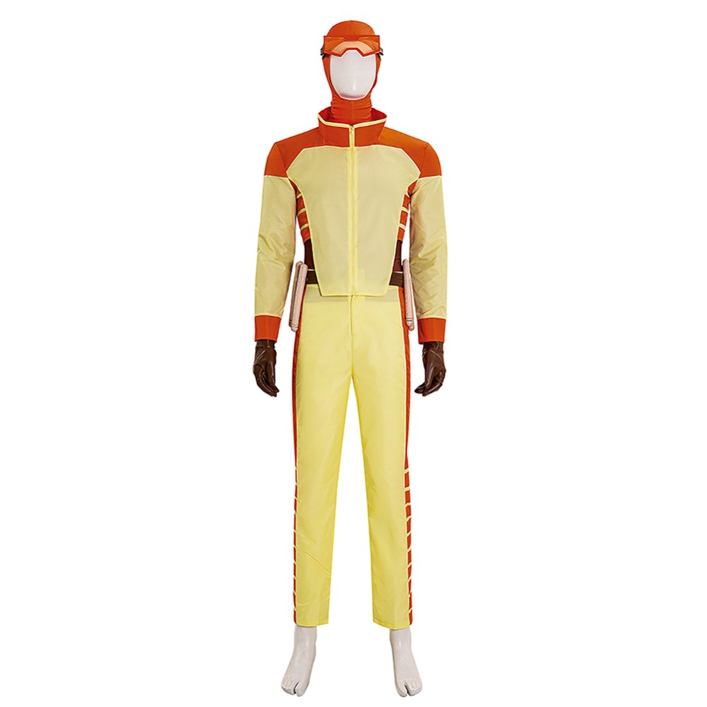 Invincible Season 3 Rex Splode Men Yellow Cosplay Costume Halloween Carnival Outfit