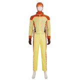 Invincible Season 3 Rex Splode Men Yellow Cosplay Costume Halloween Carnival Outfit