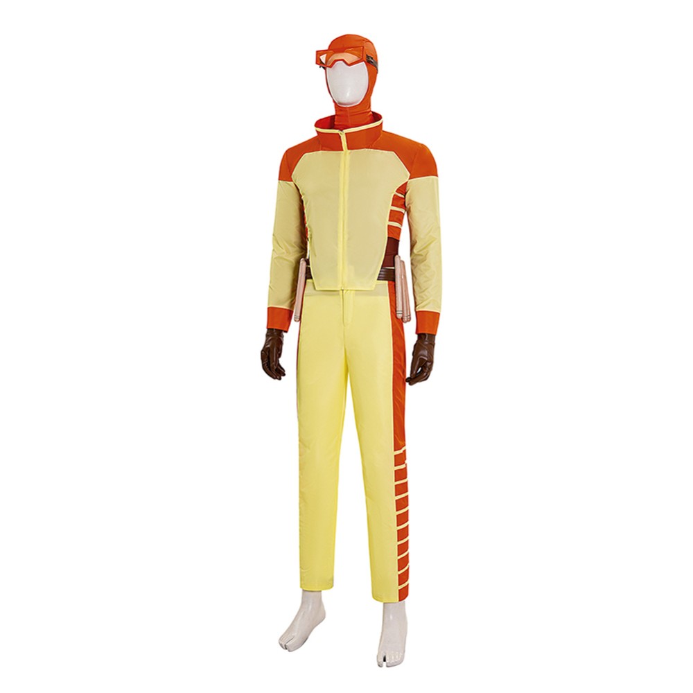Invincible Season 3 Rex Splode Men Yellow Cosplay Costume Halloween Carnival Outfit