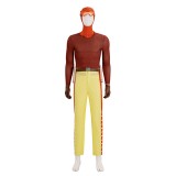 Invincible Season 3 Rex Splode Men Yellow Cosplay Costume Halloween Carnival Outfit