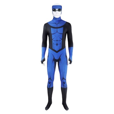 Invincible Season 4 Mark Grayson Comic Blue Jumpsuit Set Cosplay Costume Halloween Carnival Outfit
