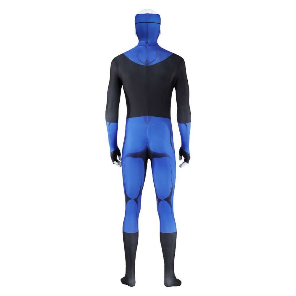 Invincible Season 4 Mark Grayson Comic Blue Jumpsuit Set Cosplay Costume Halloween Carnival Outfit