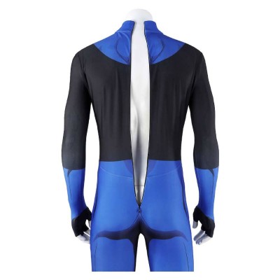Invincible Season 4 Mark Grayson Comic Blue Jumpsuit Set Cosplay Costume Halloween Carnival Outfit