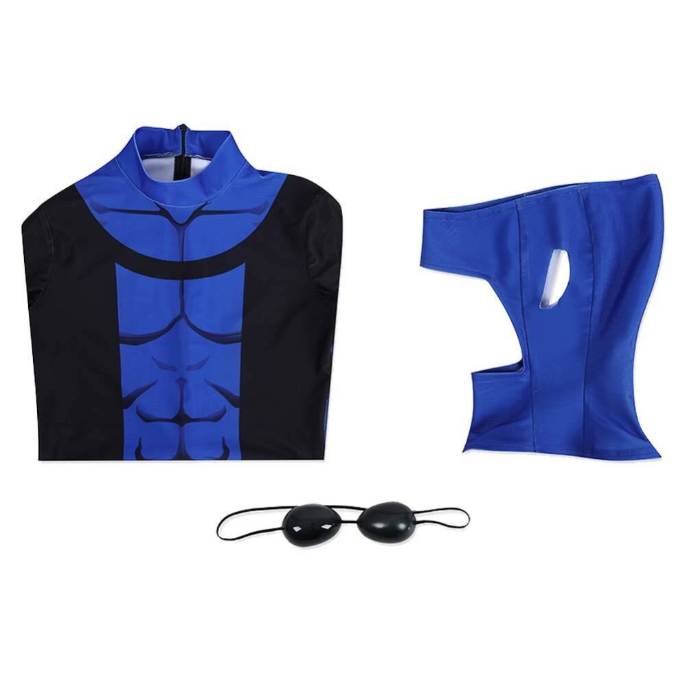 Invincible Season 4 Mark Grayson Comic Blue Jumpsuit Set Cosplay Costume Halloween Carnival Outfit