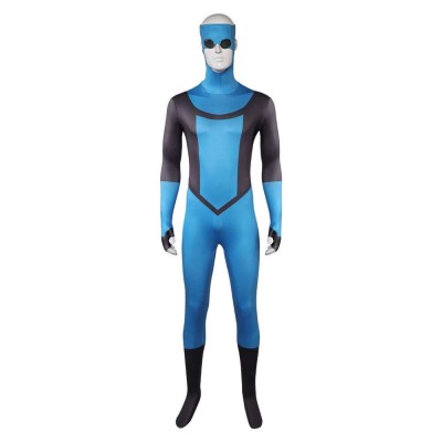 Invincible Season 3 Mark Grayson Blue Jumpsuit Cosplay Costume Halloween Carnival Outfit
