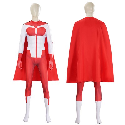 Invincible Omni-Man Nolan Jumpsuit Cosplay Costume Halloween Carnival Outfit