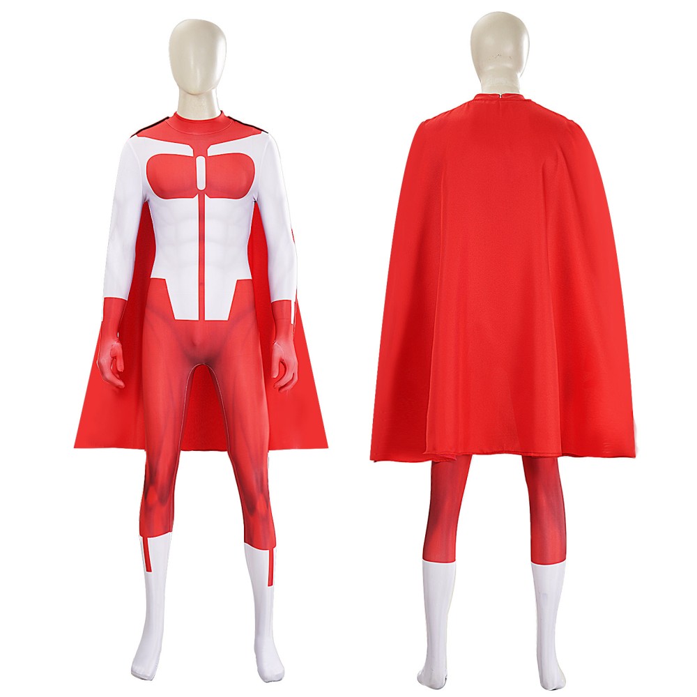 Invincible Omni-Man Nolan Jumpsuit Cosplay Costume Halloween Carnival Outfit