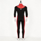 Invincible Scott Red and Black Jumpsuit Cosplay Costume Halloween Carnival Outfit