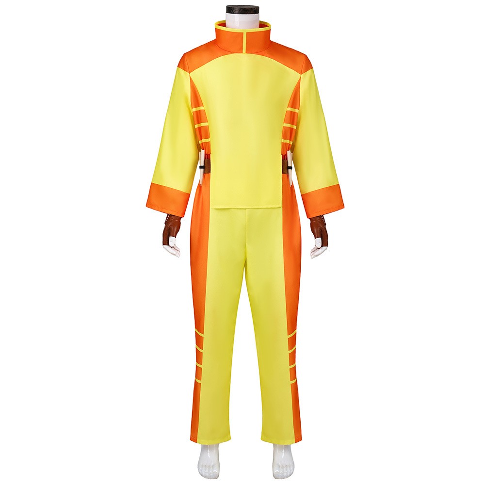 Invincible Rex Splode Yellow Cosplay Costume Halloween Carnival Outfit