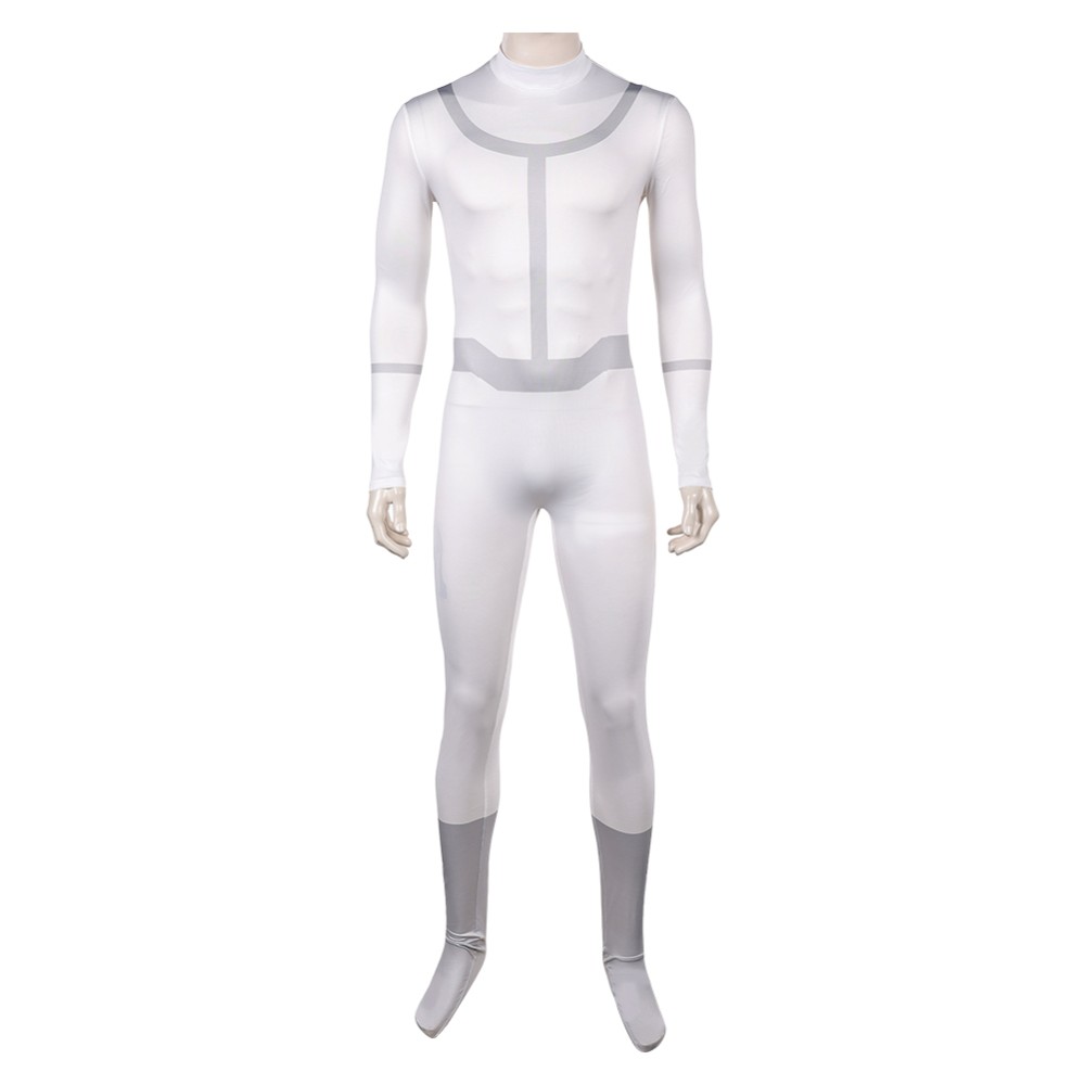 Invincible Omni-Man Viltrum Empire White Team Uniform Cosplay Costume Halloween Carnival Outfit