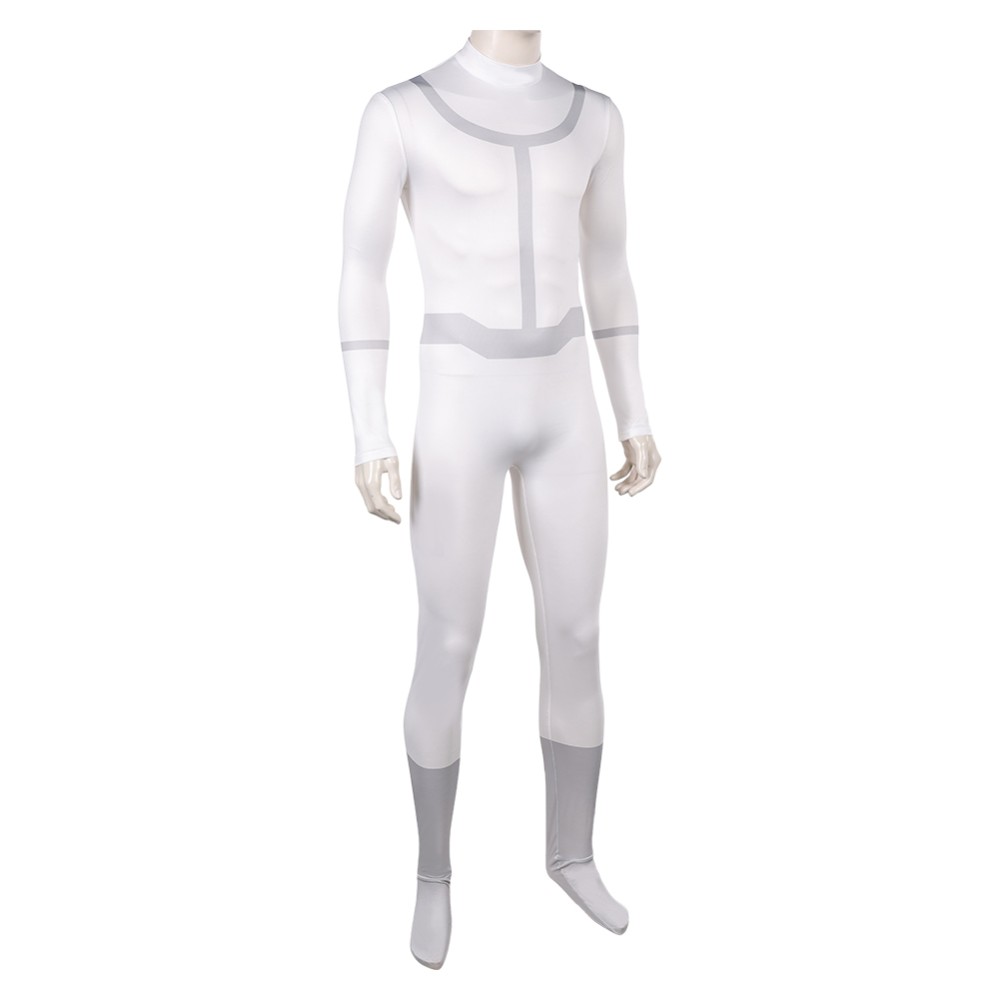 Invincible Omni-Man Viltrum Empire White Team Uniform Cosplay Costume Halloween Carnival Outfit