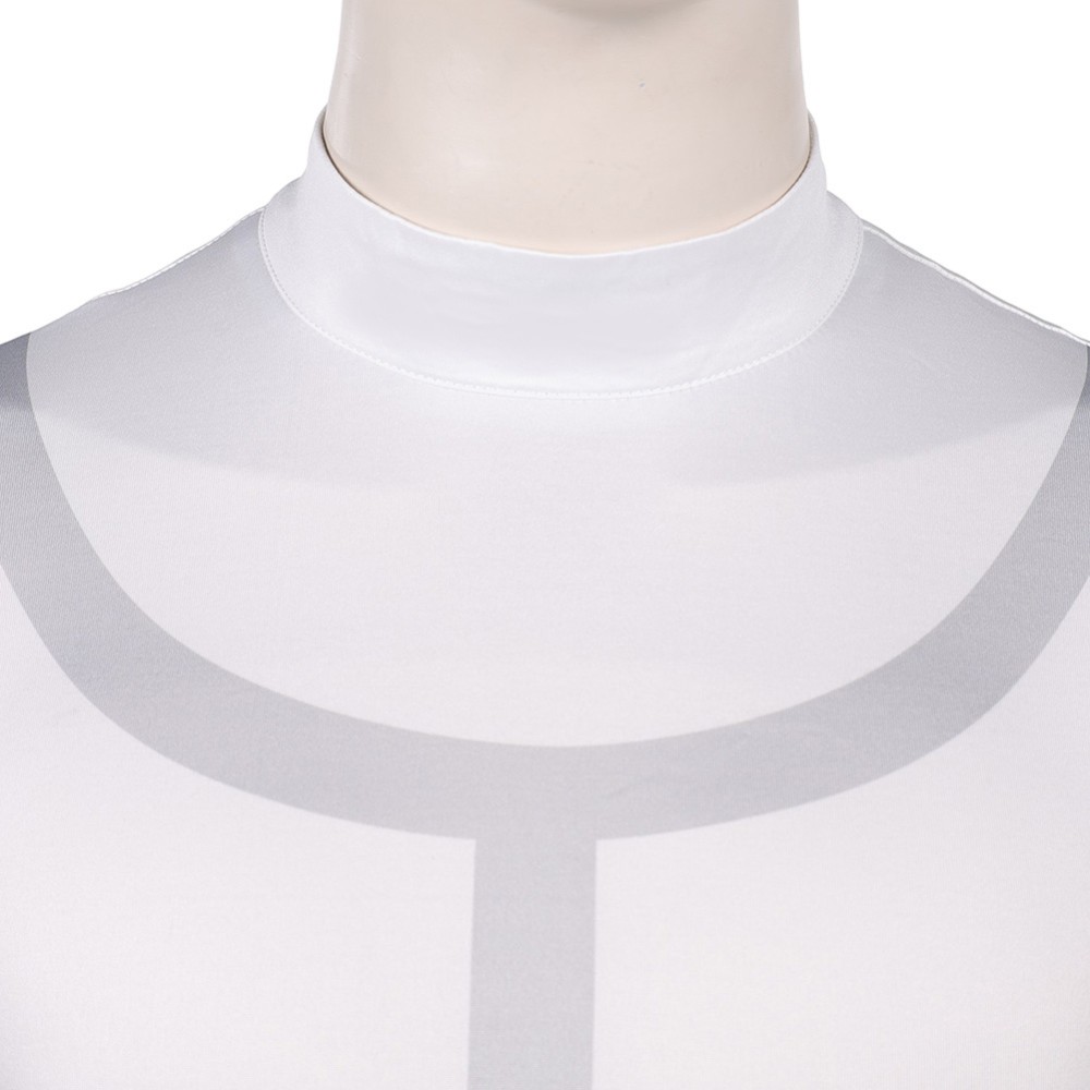 Invincible Omni-Man Viltrum Empire White Team Uniform Cosplay Costume Halloween Carnival Outfit