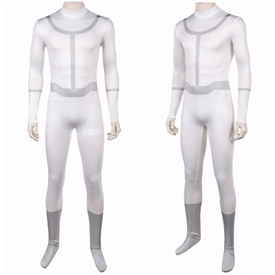 Invincible Omni-Man Viltrum Empire White Team Uniform Cosplay Costume Halloween Carnival Outfit