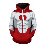 Invincible Omni-Man Hoodie Cosplay Costume Halloween Carnival Outfit