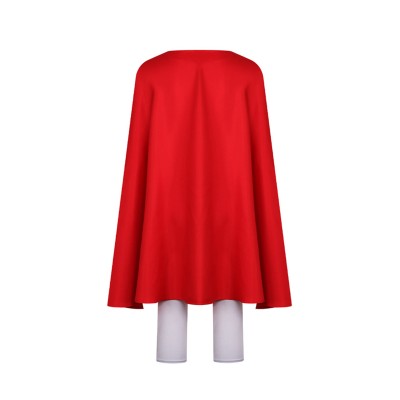 Invincible Oliver Grayson White Jumpsuit with Cloak Cosplay Costume Halloween Carnival Outfit