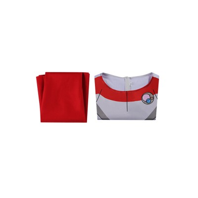 Invincible Oliver Grayson White Jumpsuit with Cloak Cosplay Costume Halloween Carnival Outfit