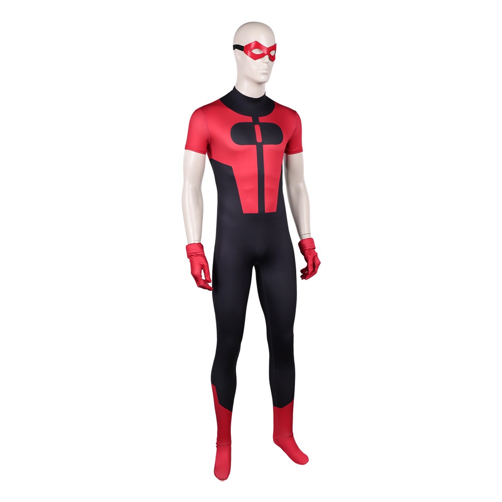 Invincible Oliver Grayson Red Cosplay Costume Halloween Carnival Outfit