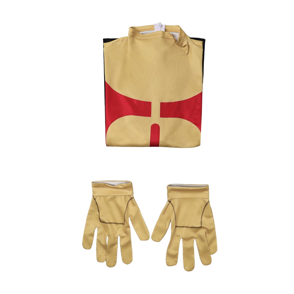 Invincible Oliver Grayson Red Jumpsuit Cosplay Costume Halloween Carnival Outfit