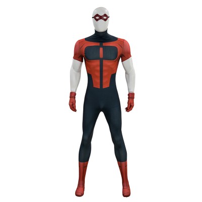 Invincible Oliver Grayson Red and Black Bodysuit Jumpsuit Cosplay Costume Halloween Carnival