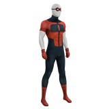 Invincible Oliver Grayson Red and Black Bodysuit Jumpsuit Cosplay Costume Halloween Carnival
