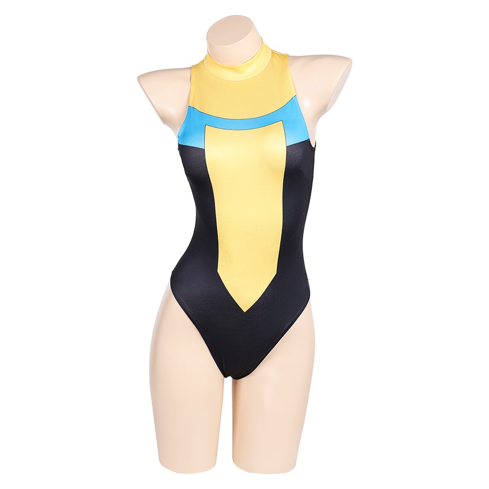 Invincible Mark Grayson Women One-Piece Swimsuit Cosplay Costume Halloween Carnival Outfit