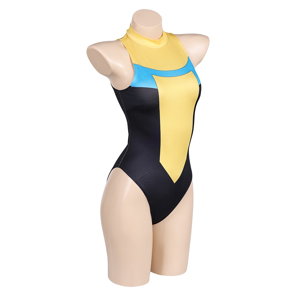 Invincible Mark Grayson Women One-Piece Swimsuit Cosplay Costume Halloween Carnival Outfit