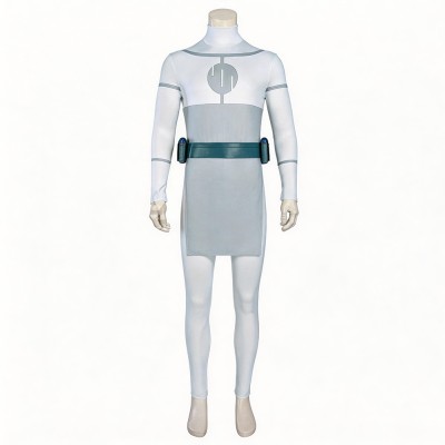 Invincible Mark Grayson Viltrumite White Jumpsuit Cosplay Costume Halloween Carnival Outfit
