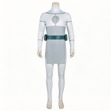 Invincible Mark Grayson Viltrumite White Jumpsuit Cosplay Costume Halloween Carnival Outfit