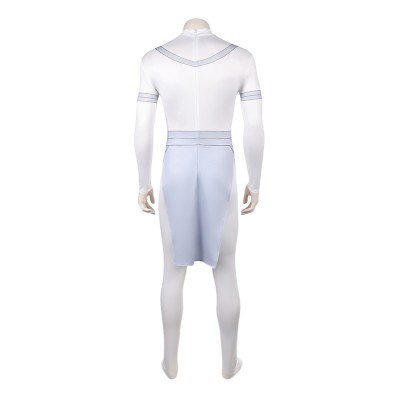 Invincible Mark Grayson White Jumpsuit Cosplay Costume Halloween Carnival