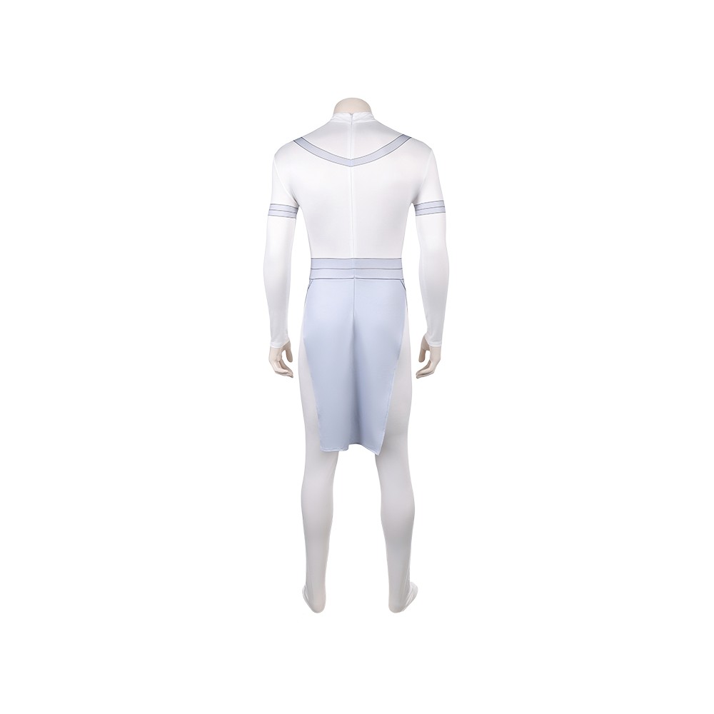Invincible Mark Grayson White Jumpsuit Cosplay Costume Halloween Carnival