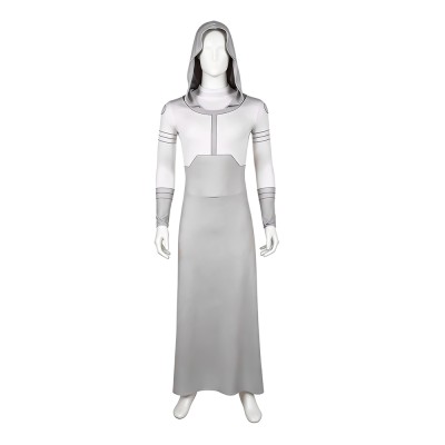 Invincible Mark Grayson Gray Hooded Jumpsuit Cosplay Costume Halloween Carnival Outfit
