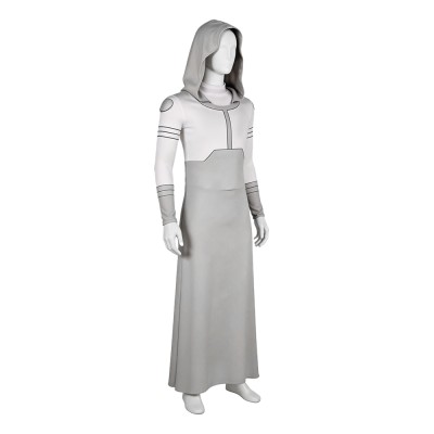 Invincible Mark Grayson Gray Hooded Jumpsuit Cosplay Costume Halloween Carnival Outfit