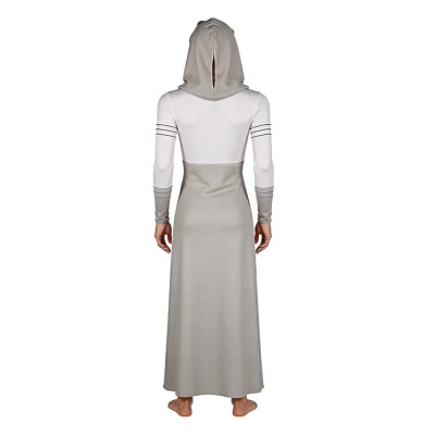 Invincible Mark Grayson Gray Hooded Jumpsuit Cosplay Costume Halloween Carnival Outfit