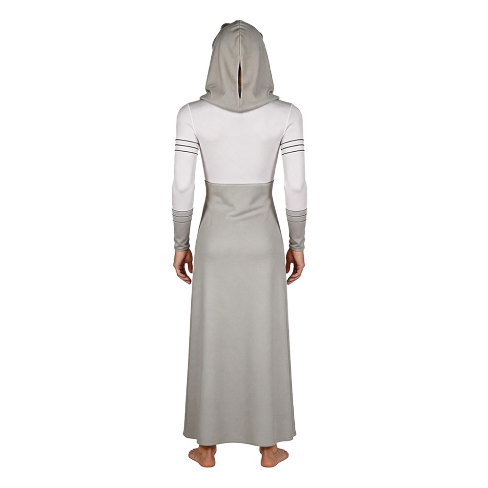 Invincible Mark Grayson Gray Hooded Jumpsuit Cosplay Costume Halloween Carnival Outfit