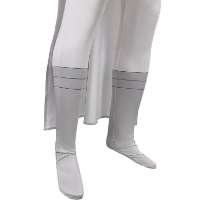 Invincible Mark Grayson Gray Hooded Jumpsuit Cosplay Costume Halloween Carnival Outfit