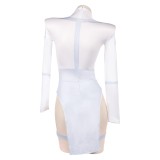 Invincible Mark Grayson Genderbend Version White Lingerie Cosplay Costume Halloween Carnival Outfit