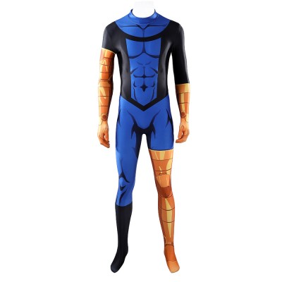 Invincible Mark Grayson Blue Jumpsuit Cosplay Costume Halloween Carnival Outfit