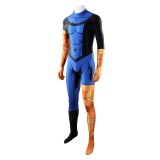 Invincible Mark Grayson Blue Jumpsuit Cosplay Costume Halloween Carnival Outfit