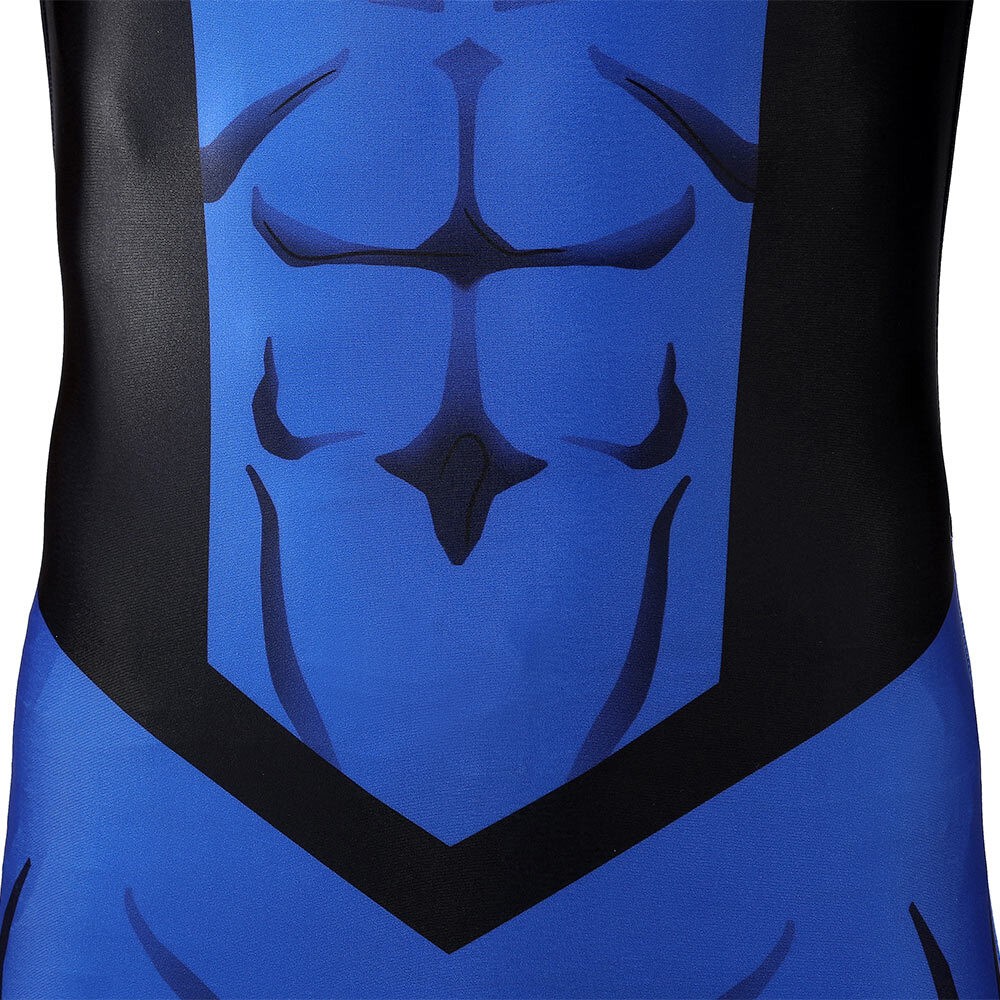 Invincible Mark Grayson Blue Jumpsuit Cosplay Costume Halloween Carnival Outfit