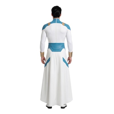 Invincible Mark Grayson Blue and White Jumpsuit Cosplay Costume Halloween Carnival Outfit