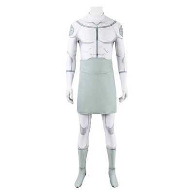Invincible Male Viltrumite White Jumpsuit Cosplay Costume Halloween Carnival Outfit