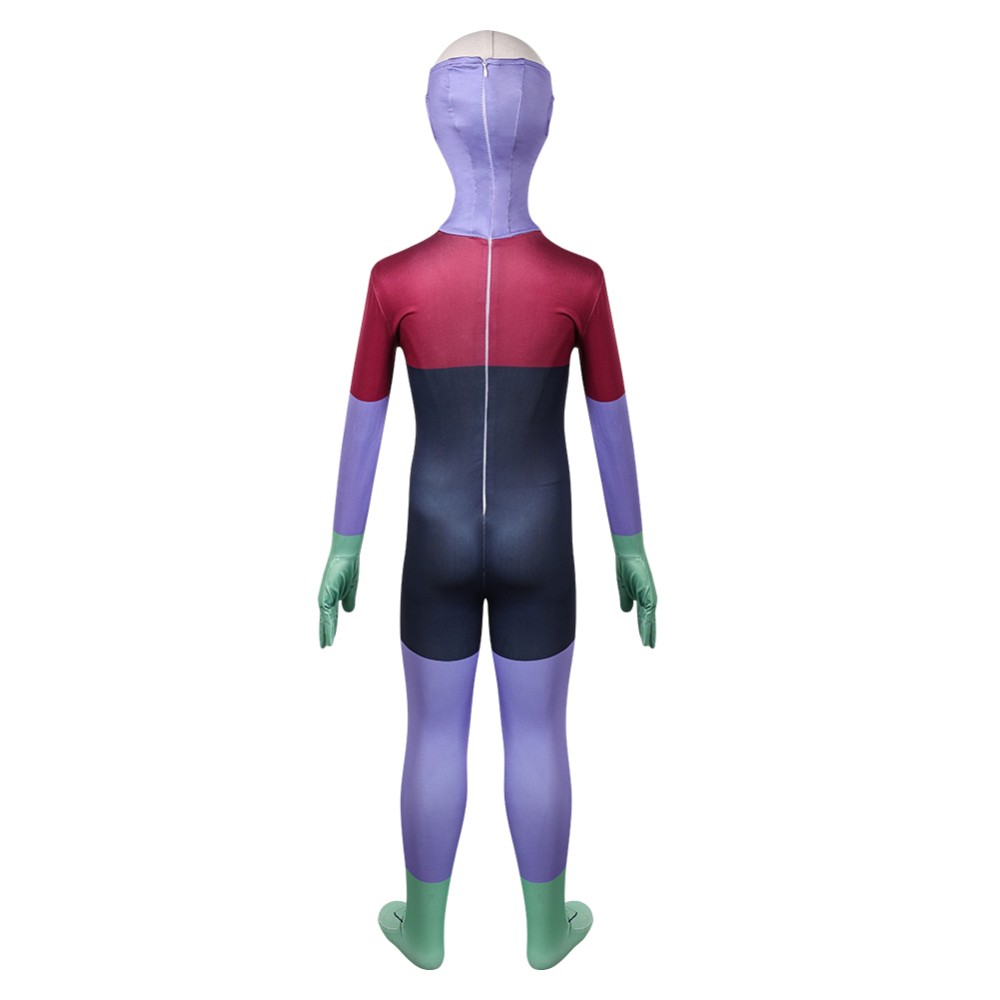 Invincible Kid Omni-Man Oliver Grayson Kids Children Cosplay Costume Halloween Carnival Outfit