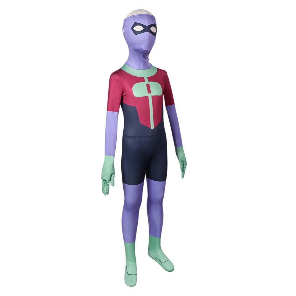 Invincible Kid Omni-Man Oliver Grayson Kids Children Cosplay Costume Halloween Carnival Outfit