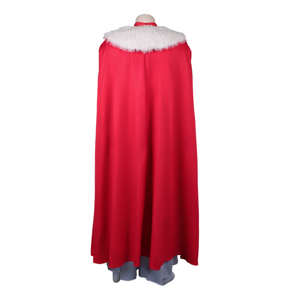 Invincible Emperor Argall Red Jumpsuit Cosplay Costume Halloween Carnival Outfit