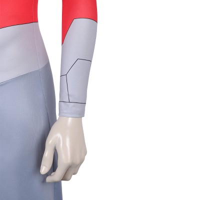 Invincible Emperor Argall Red Jumpsuit Cosplay Costume Halloween Carnival Outfit