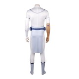 Invincible Conquest White Viltrum Empire Jumpsuit Cosplay Costume Halloween Carnival Outfit