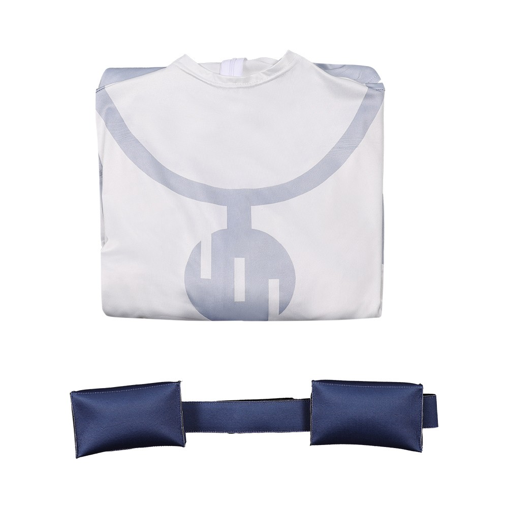 Invincible Conquest White Viltrum Empire Jumpsuit Cosplay Costume Halloween Carnival Outfit